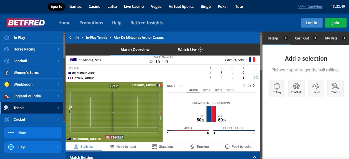 Betfred Live Betting Ireland