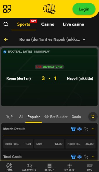 Bethard Ireland Sportsbook Live Betting