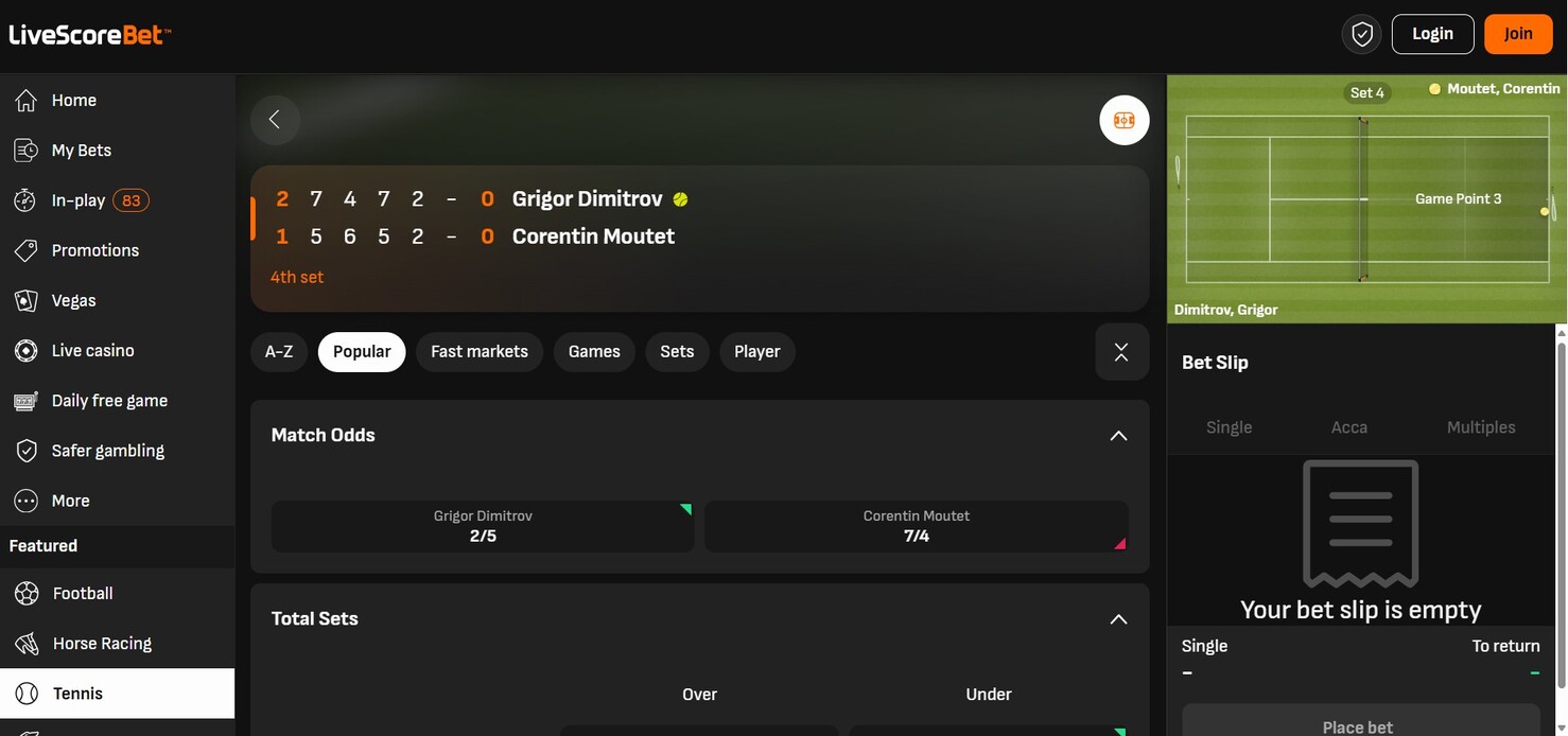 Livescorebet betting live Ireland