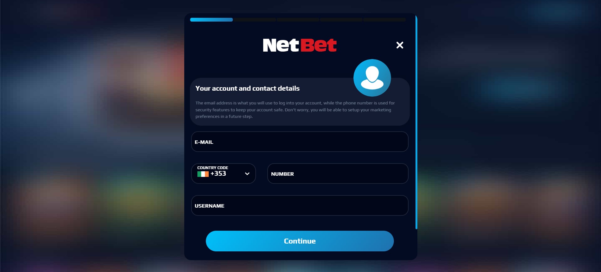 Login Netbet Ireland pc