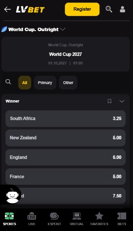 LVBet Rugby Betting Ireland