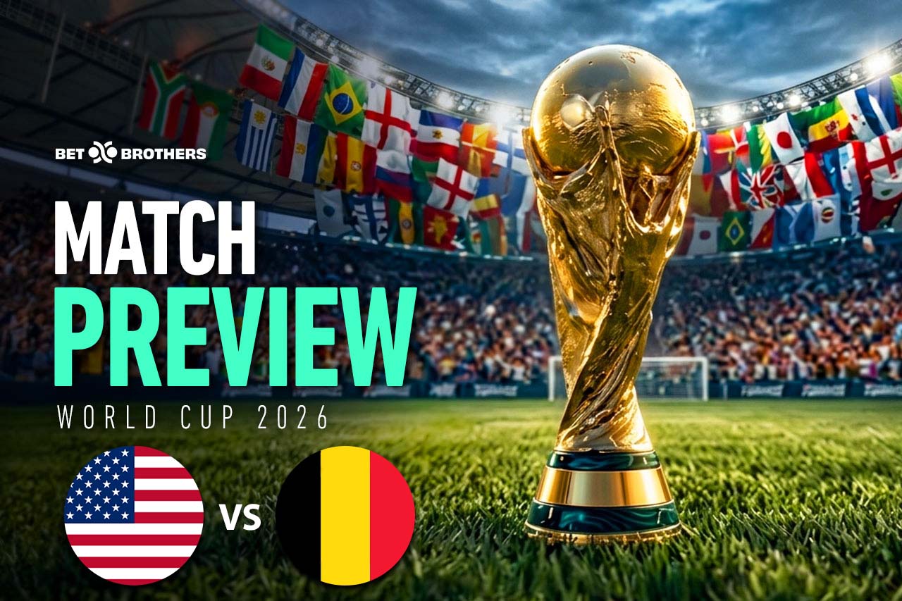 Round of 16 clash between USA and Belgium.